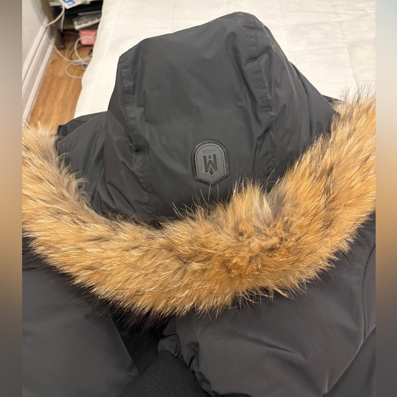 Men’s Mackage Puffer Bomber (Nathan) with removable natural fur trim - Picture 3 of 9